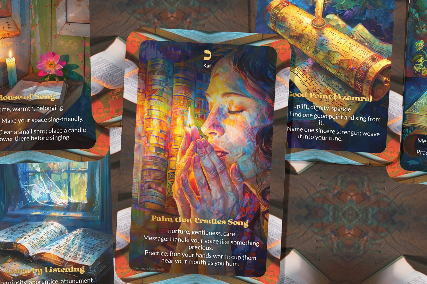 The Secret of Niggunim Oracle – 22 Oracle Cards – Songs That Heal the Heart