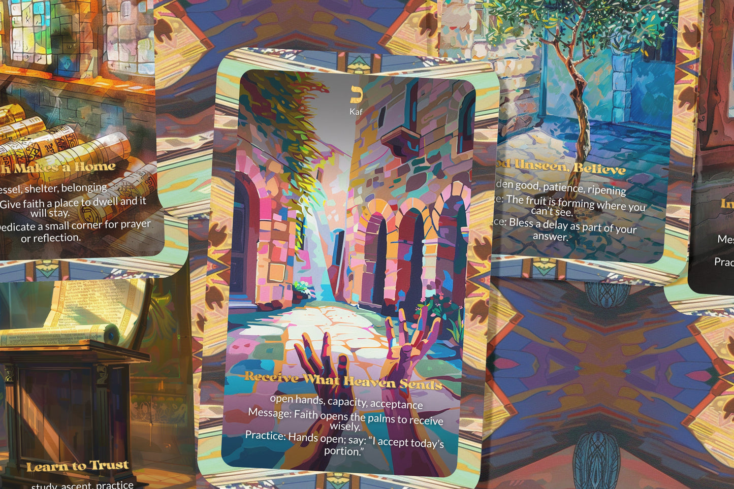 Faith Oracle – Emunah Above Reason – 22 Oracle Cards – Trust Beyond Understanding