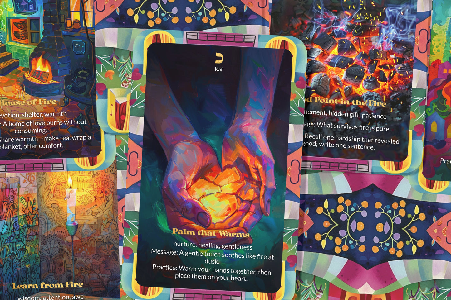 The River of Fire Oracle – Purified Through Burning Love – 22 Oracle Cards – Transform Through Passion