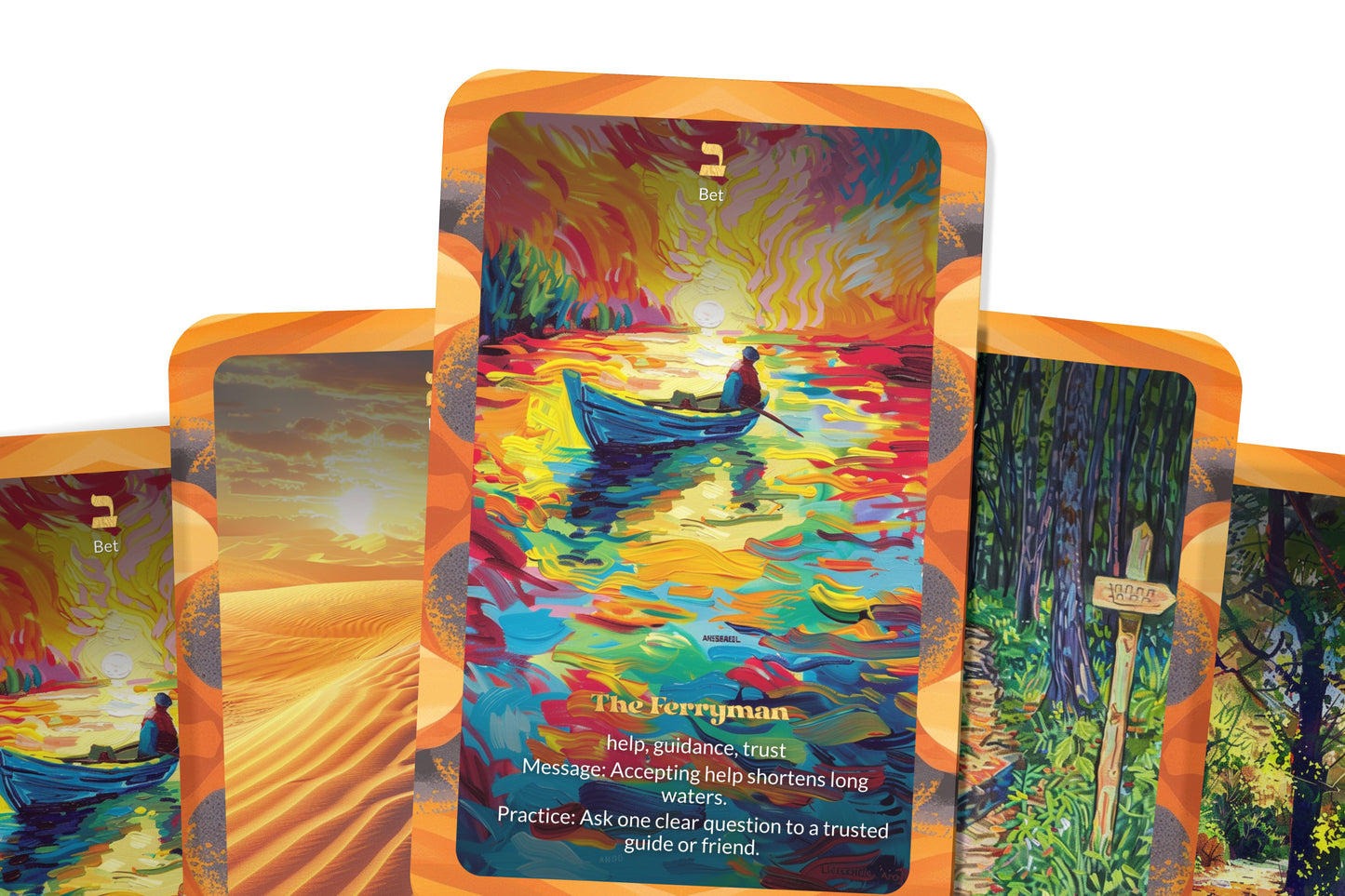 The Soul Journeys Deck – Travel Through Hidden Realms – 22 Oracle Cards – A Mystical Path