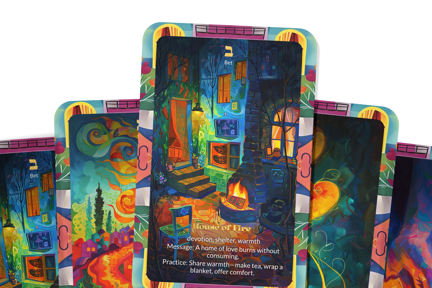 The River of Fire Oracle – Purified Through Burning Love – 22 Oracle Cards – Transform Through Passion