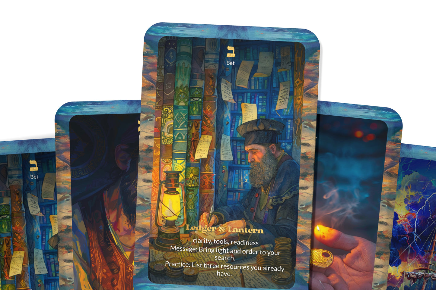 The Merchant’s Treasure Oracle – 22 Oracle Cards – Hidden Wealth Within