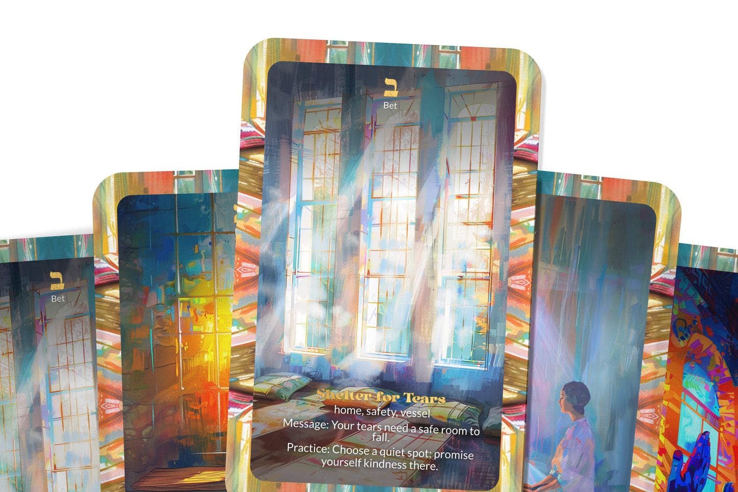Broken Heart Oracle – Sacred Power of Tears – 22 Oracle Cards – Healing Through Vulnerability