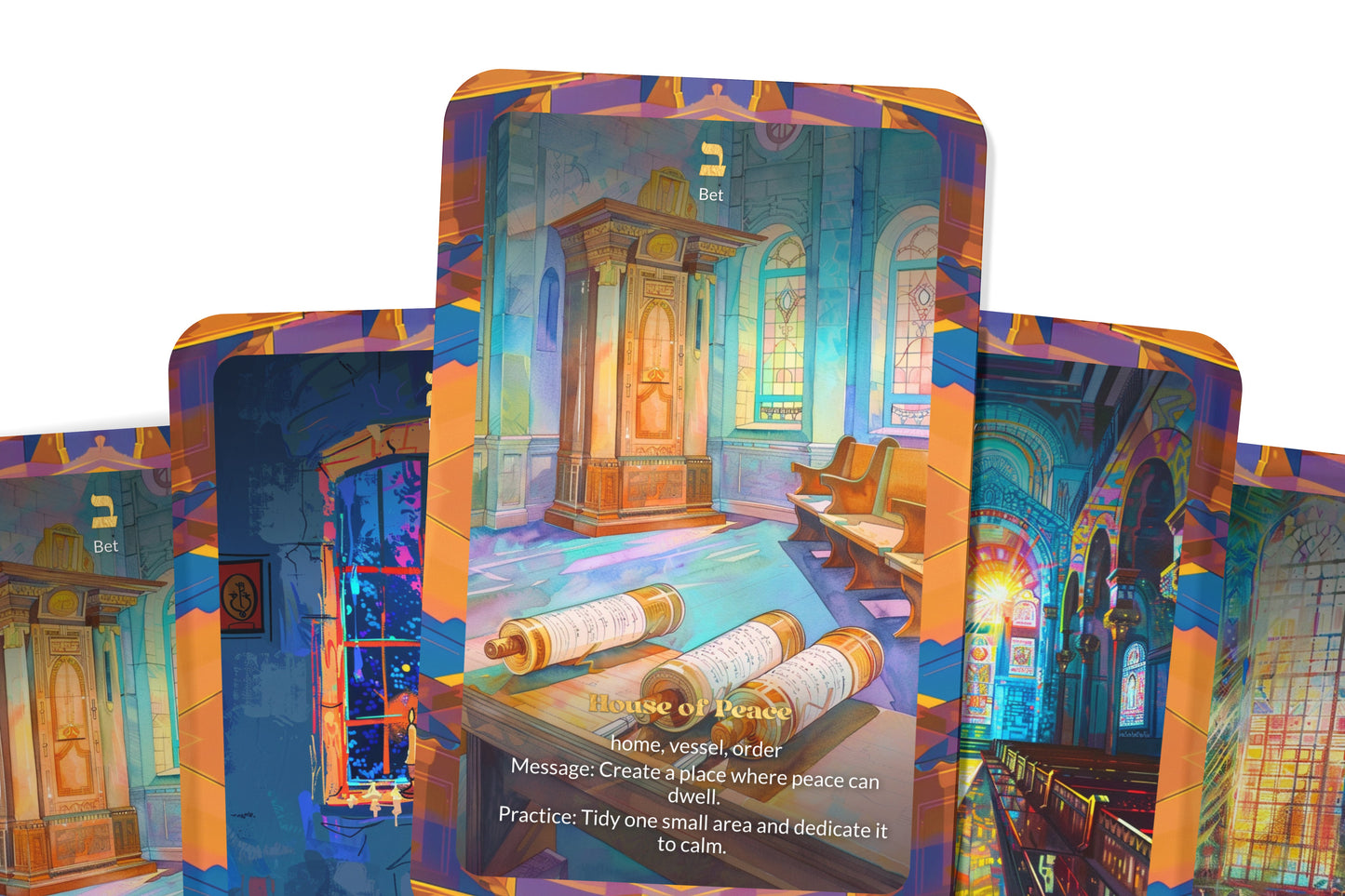 Peace Oracle – Making Peace Inside and Out – 22 Oracle Cards – Harmony in All Realms