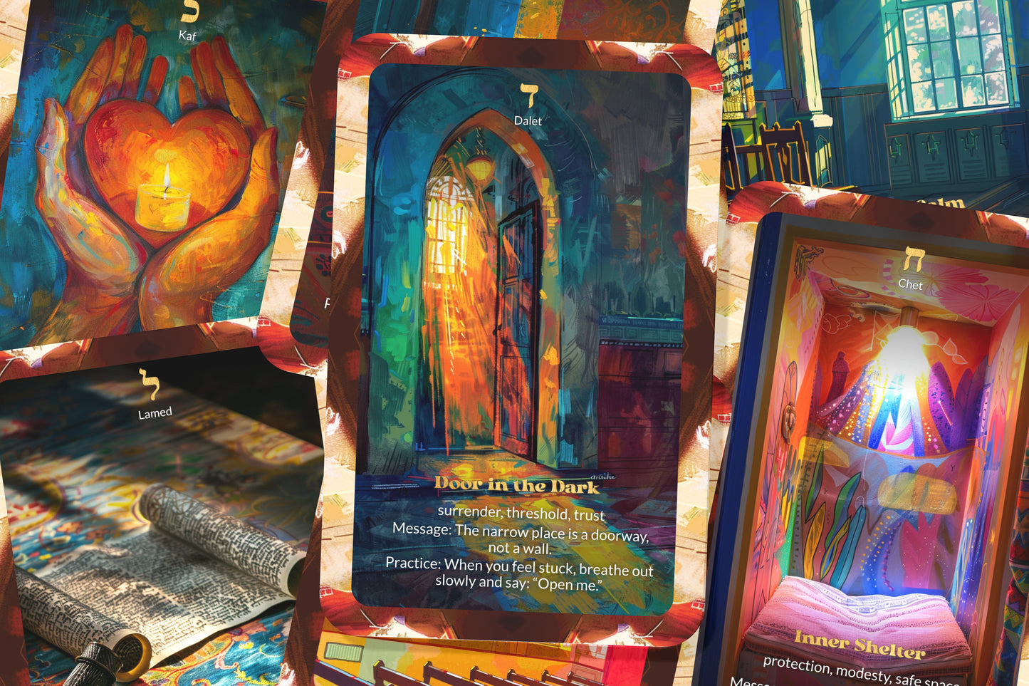 Sparks of Holiness Oracle – Gather Light from Every Place – 22 Oracle Cards – Elevate the Everyday