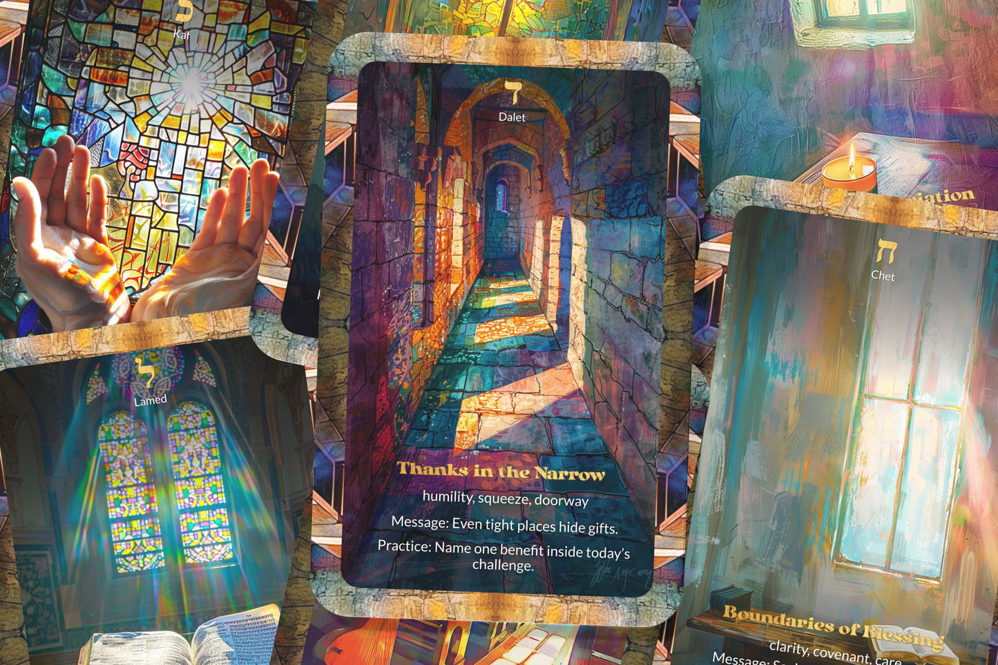 Gratitude Oracle – Seeing Good Always – 22 Oracle Cards – Cultivating Inner Abundance