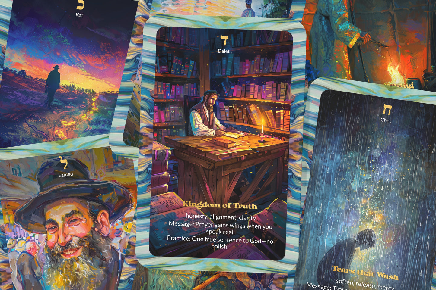 The Master of Prayer Oracle – 22 Oracle Cards – Enter the Gates of Mercy