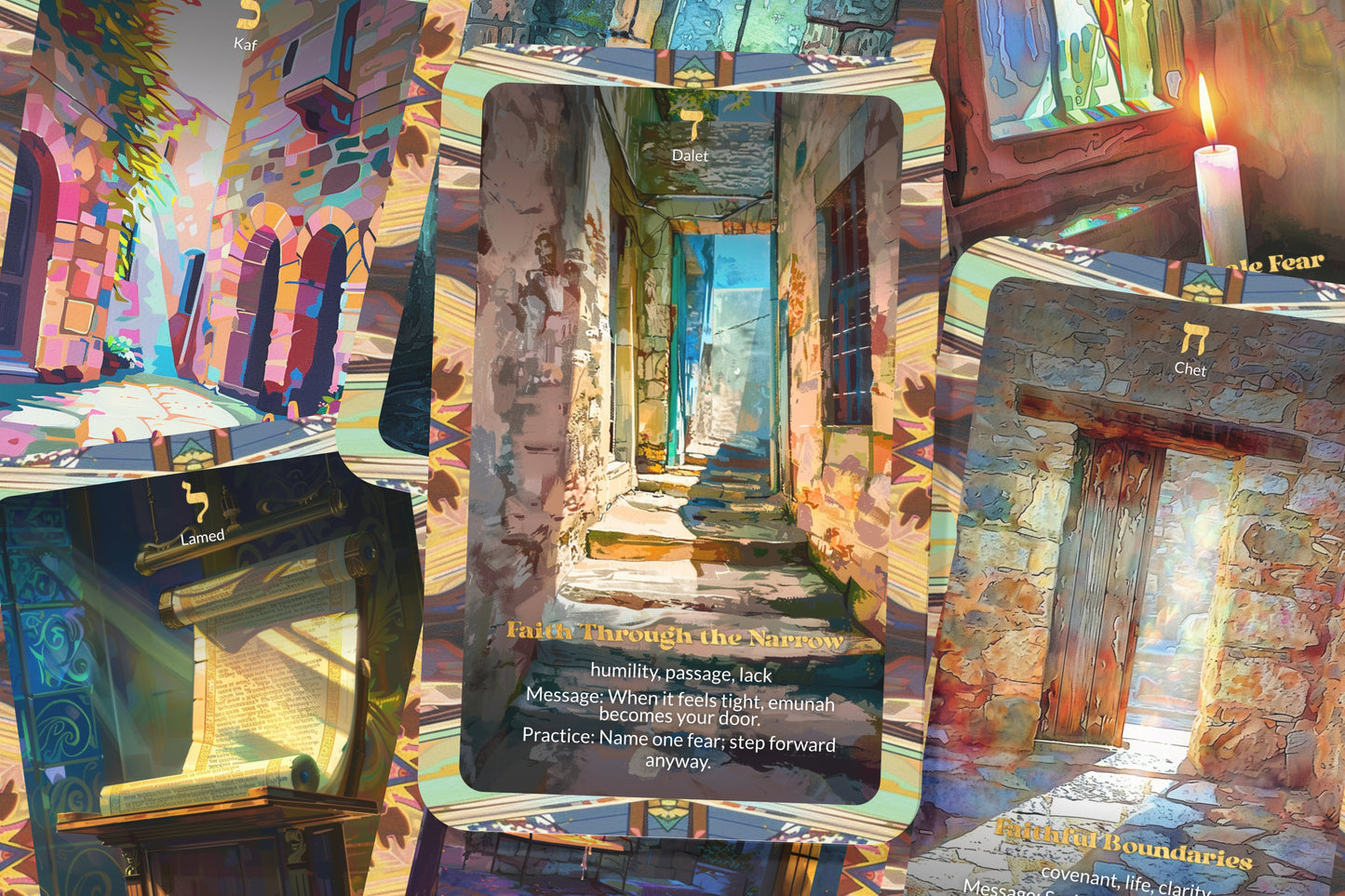 Faith Oracle – Emunah Above Reason – 22 Oracle Cards – Trust Beyond Understanding