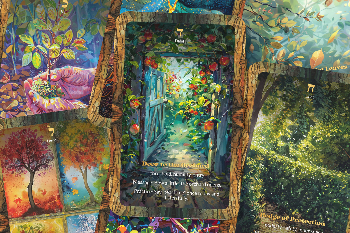The Tree of Life Breslov Oracle – Roots in Heaven, Branches on Earth – 22 Oracle Cards – Kabbalistic Growth