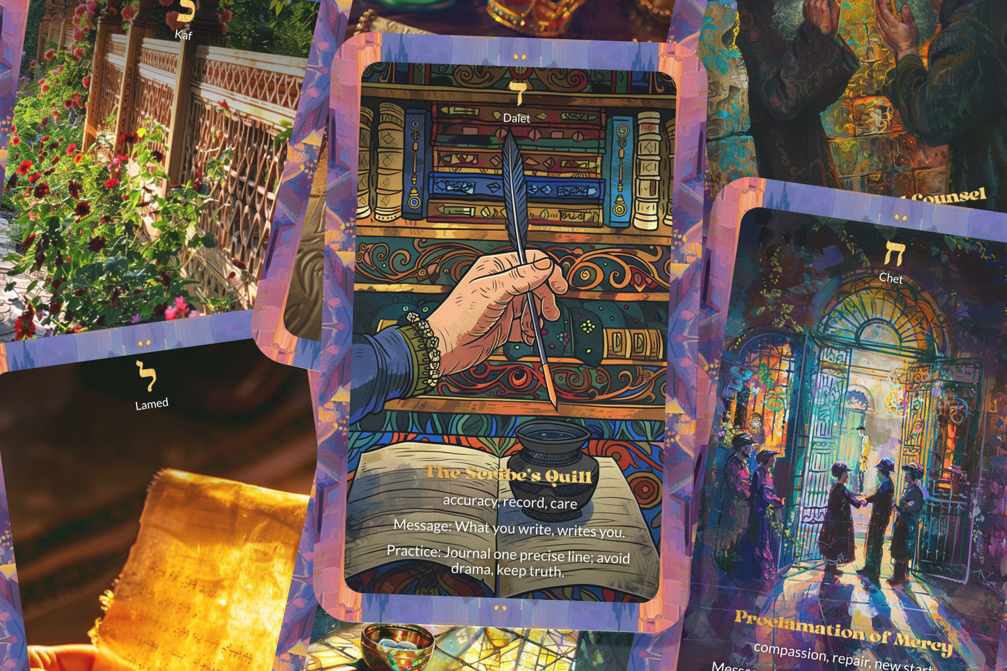 The Royal Decrees Oracle – 22 Oracle Cards – Command Your Inner Kingdom