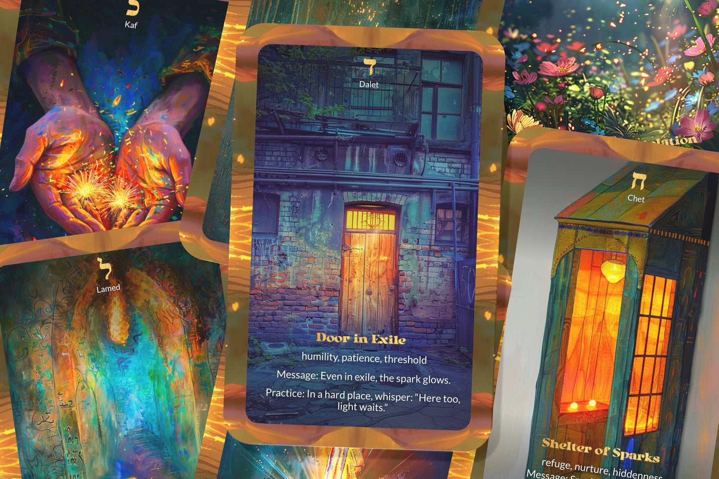 The Sparks of Mashiach Oracle – 22 Oracle Cards – Gather the Final Sparks