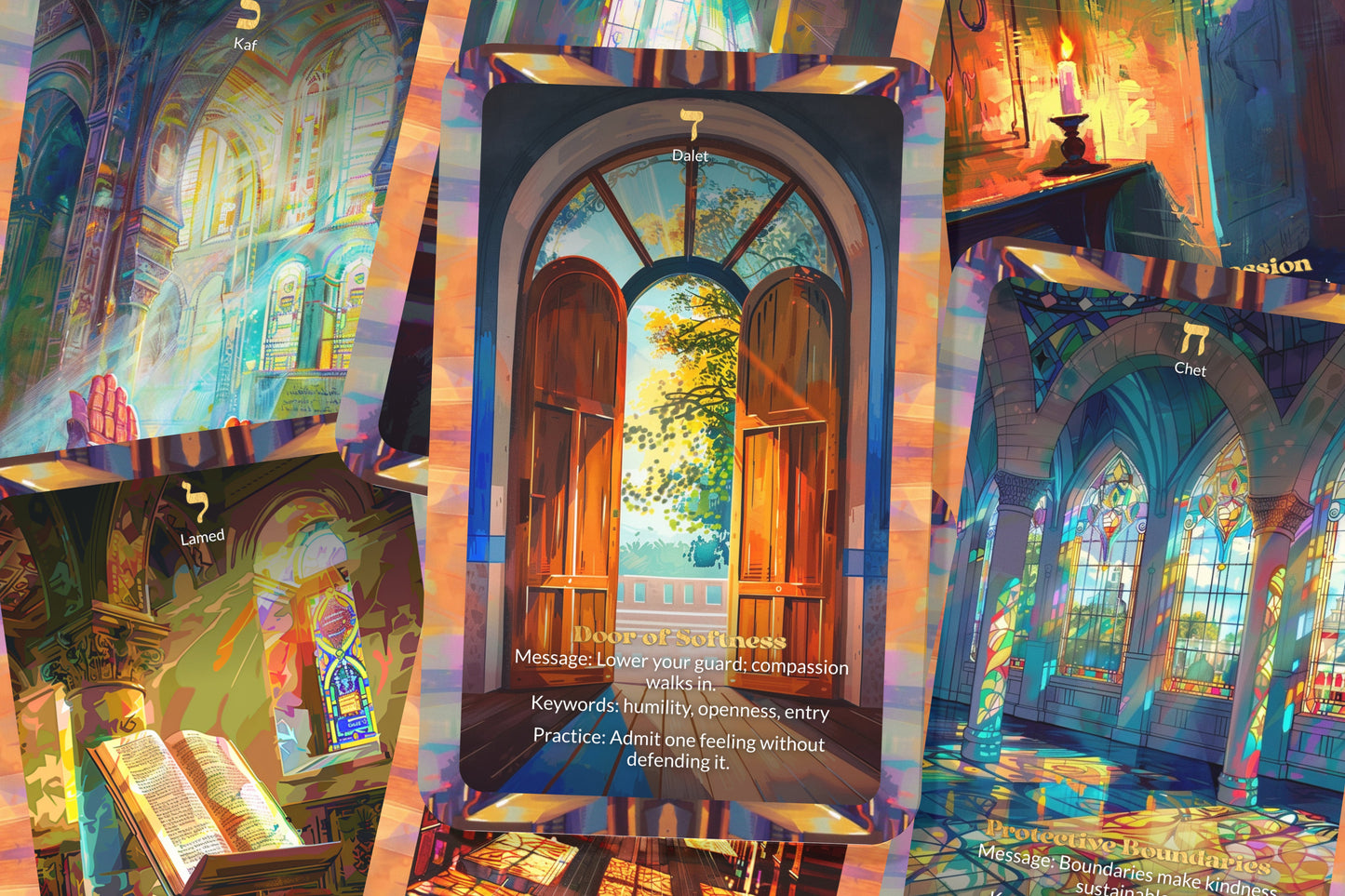 Compassion Oracle – Kindness Toward Self & Others – 22 Oracle Cards – Awakening Gentle Strength
