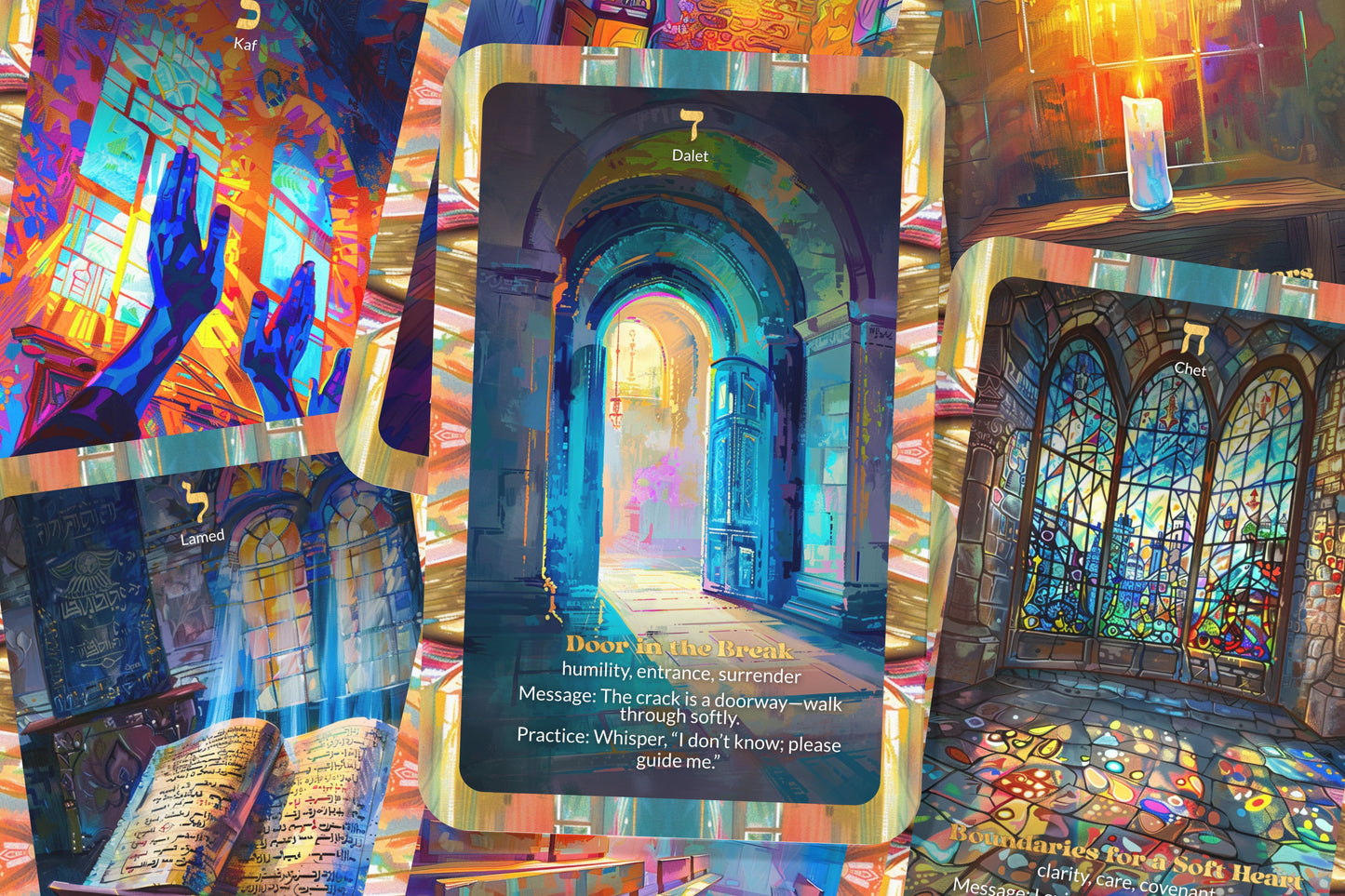 Broken Heart Oracle – Sacred Power of Tears – 22 Oracle Cards – Healing Through Vulnerability