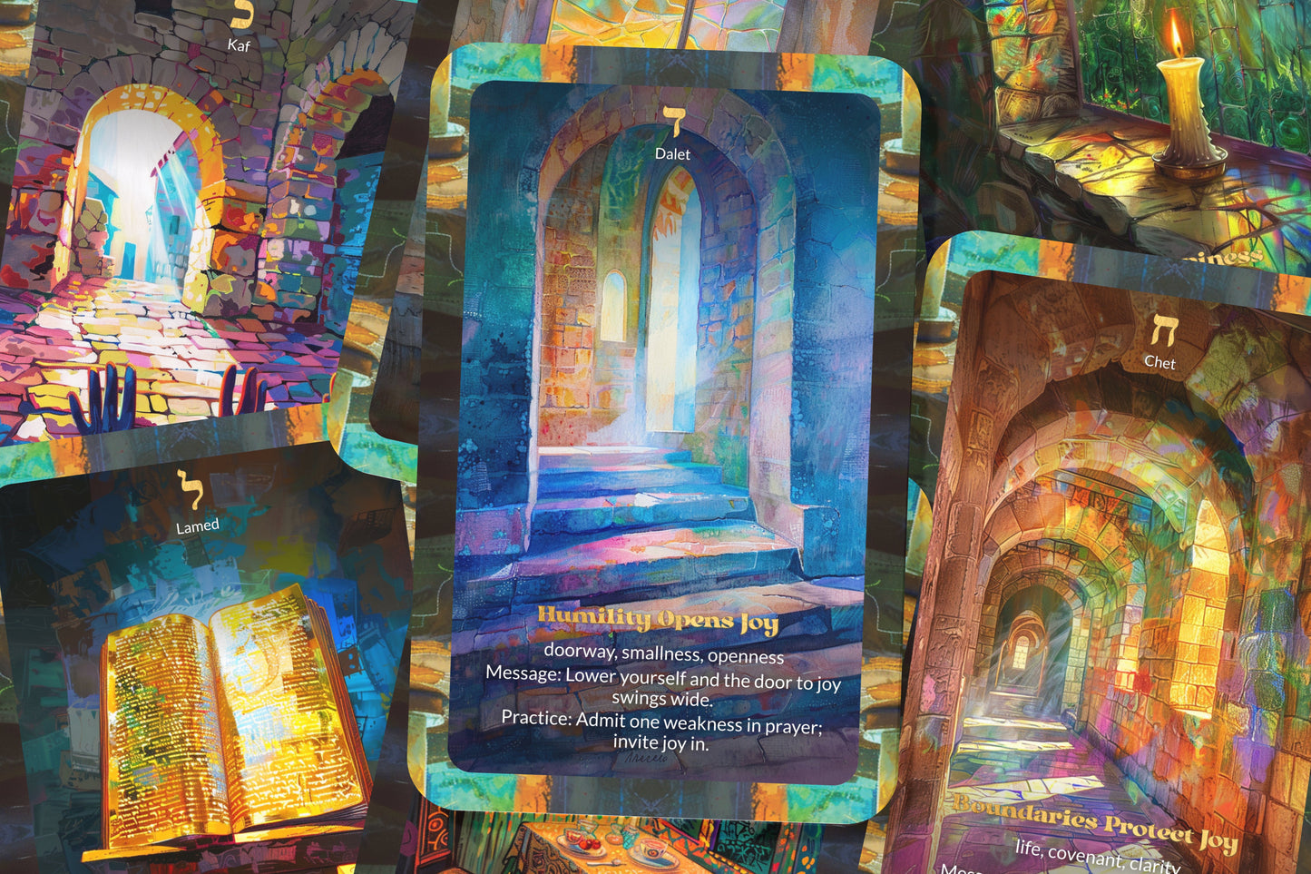 Joy Oracle – Serve God with Simcha – 22 Oracle Cards – Celebrate the Light Within