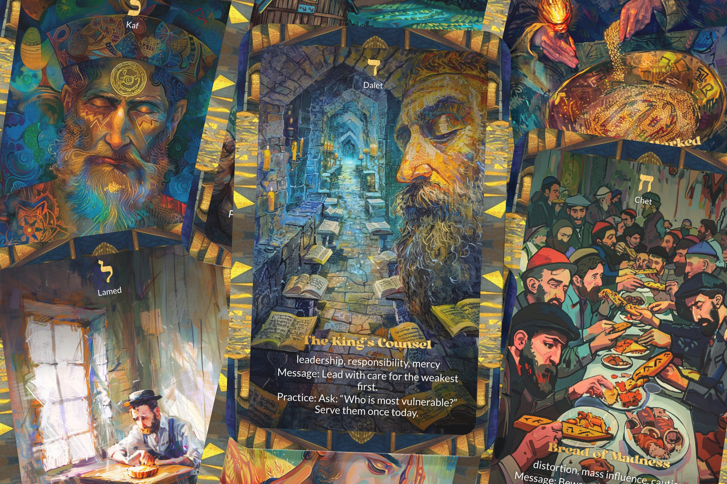The Tainted Grain Oracle – 22 Oracle Cards – Discern the True From the False