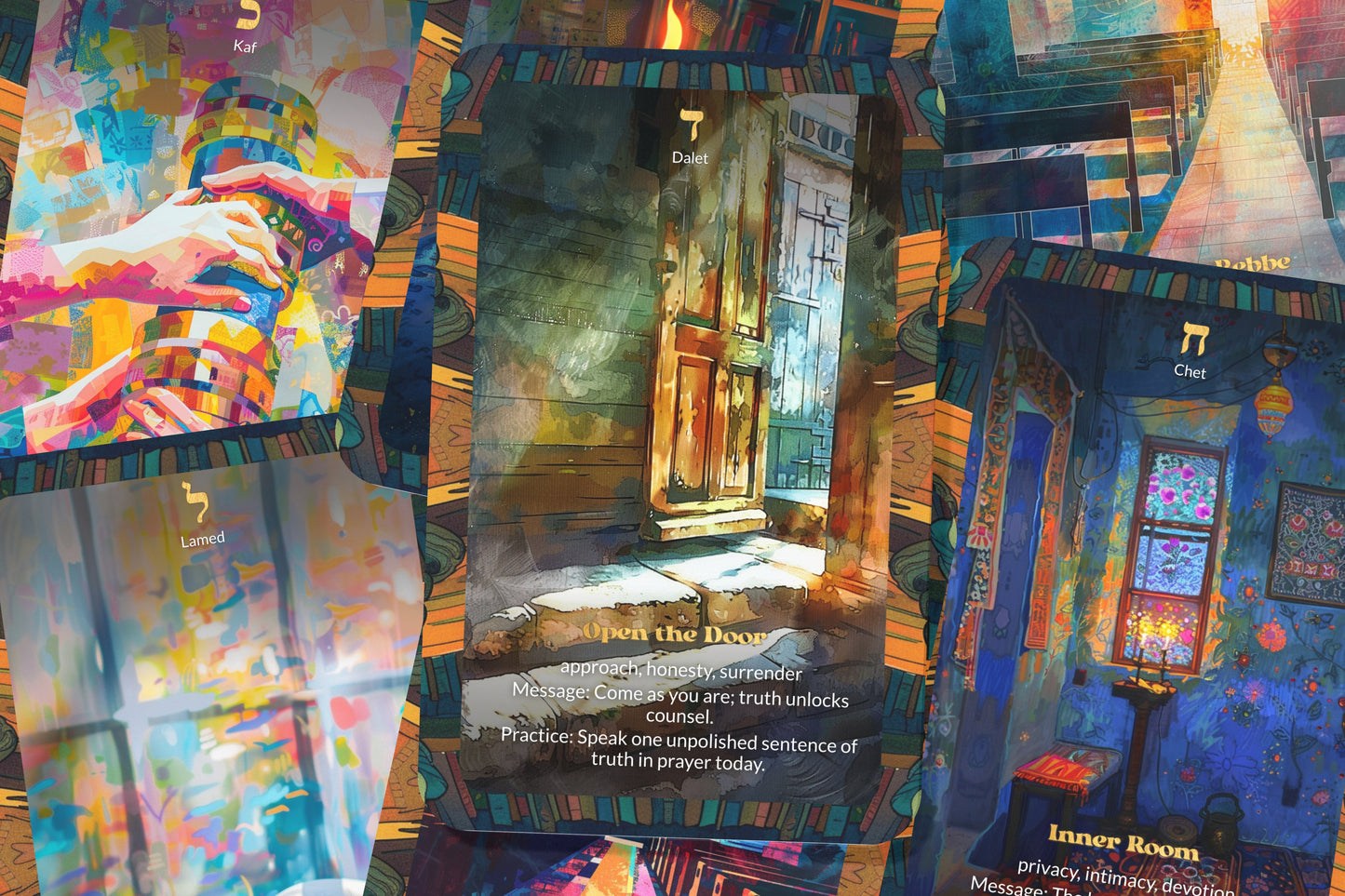 The Tzaddik Oracle – Follow the Rebbe’s Flame – 22 Oracle Cards – Guidance & Blessing