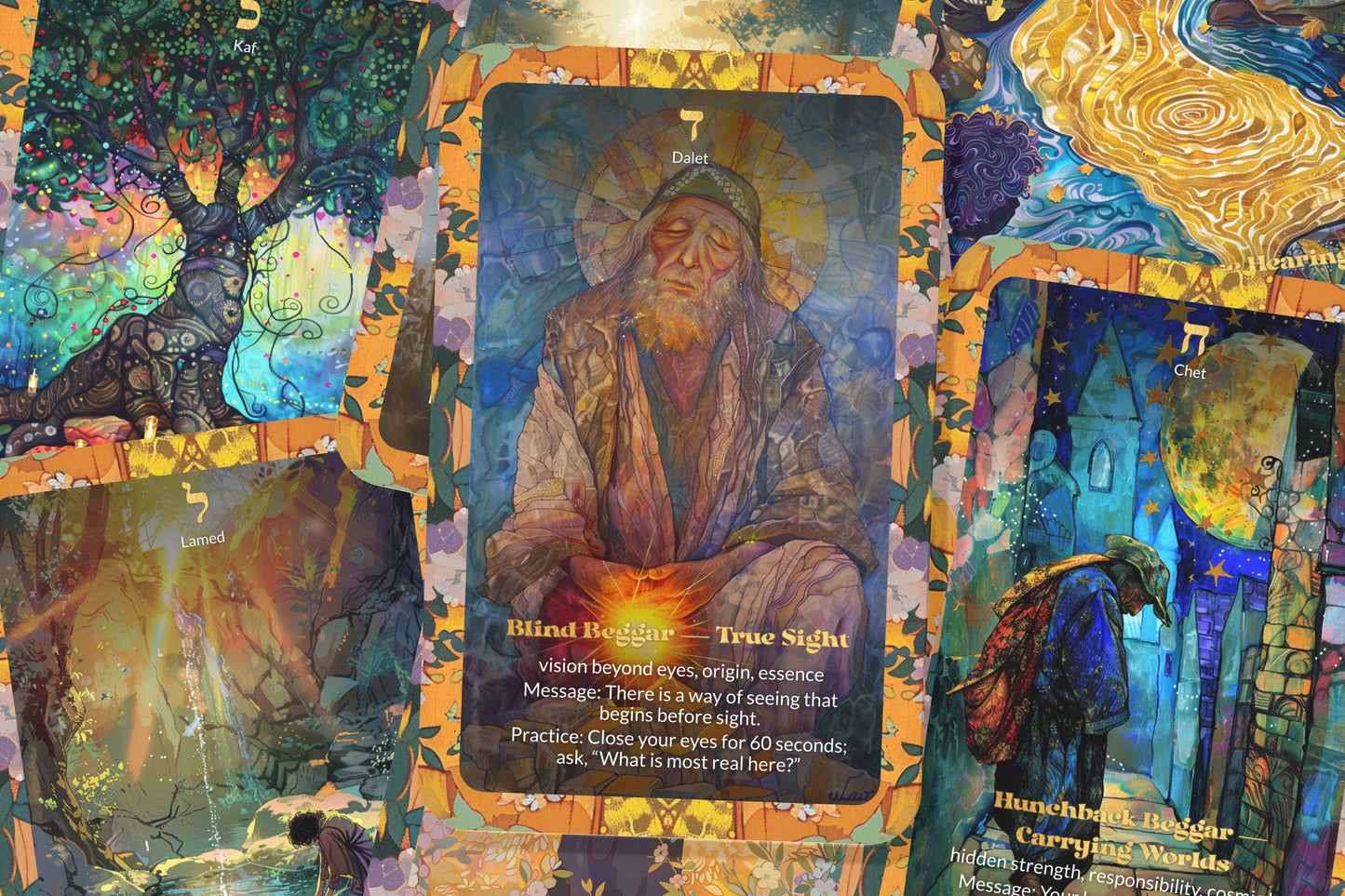 The Seven Beggars Oracle – 22 Oracle Cards – Gifts of the Seven Saints