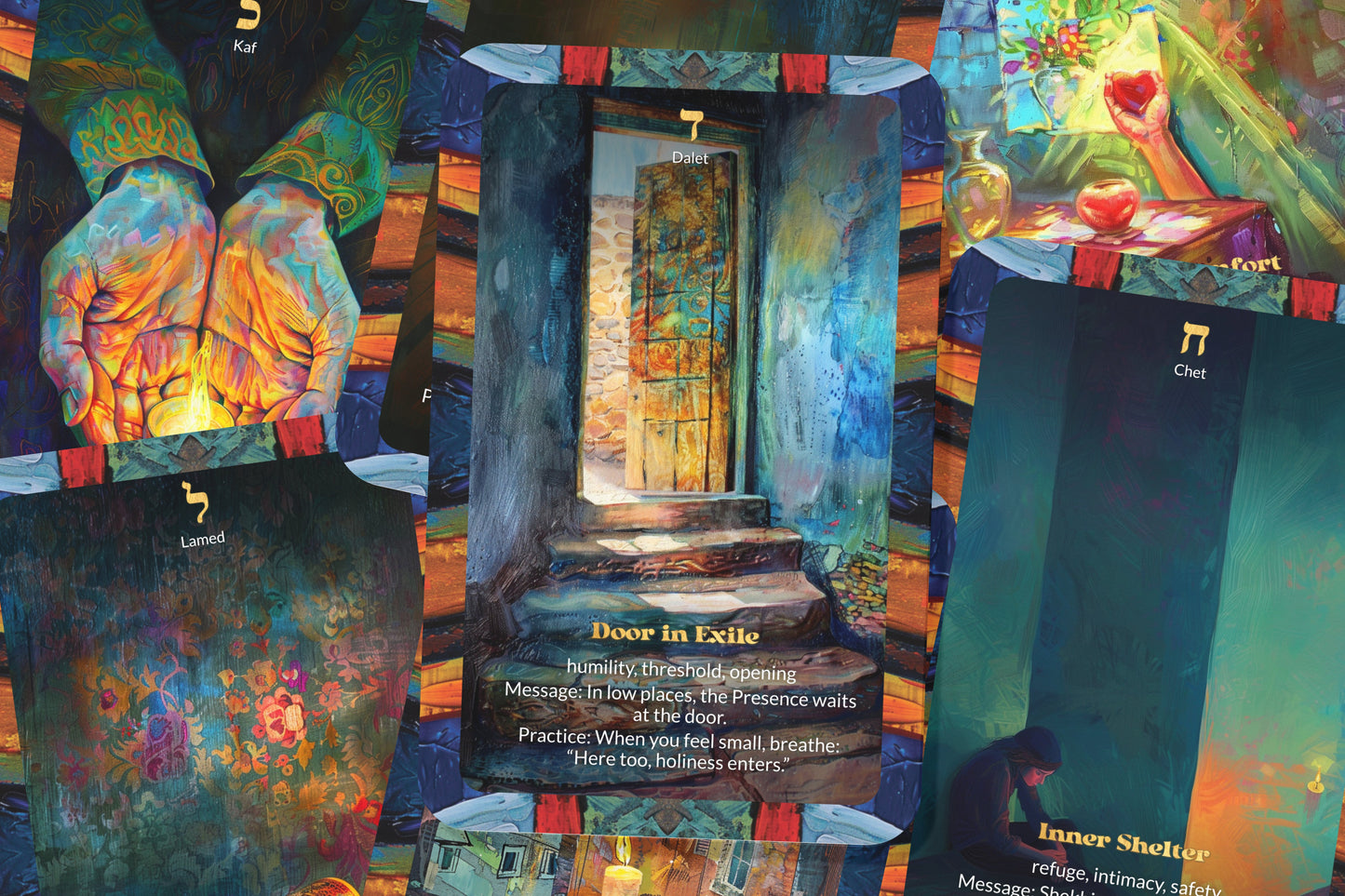 The Shekhinah Oracle – Divine Presence in Exile – 22 Oracle Cards – Comfort of the Mother Presence