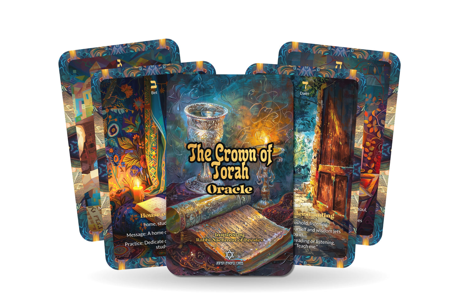 The Crown of Torah Deck – 22 Oracle Cards – Wear the Light of Wisdom