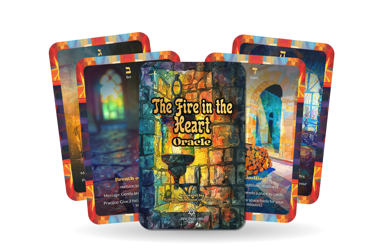 The Fire in the Heart Oracle – 22 Oracle Cards – Ignite Your Inner Flame