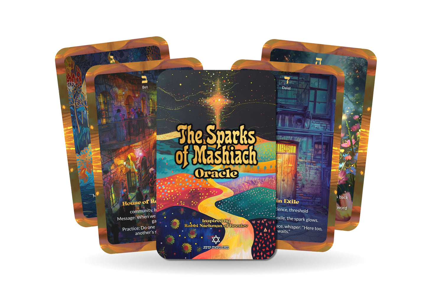 The Sparks of Mashiach Oracle – 22 Oracle Cards – Gather the Final Sparks