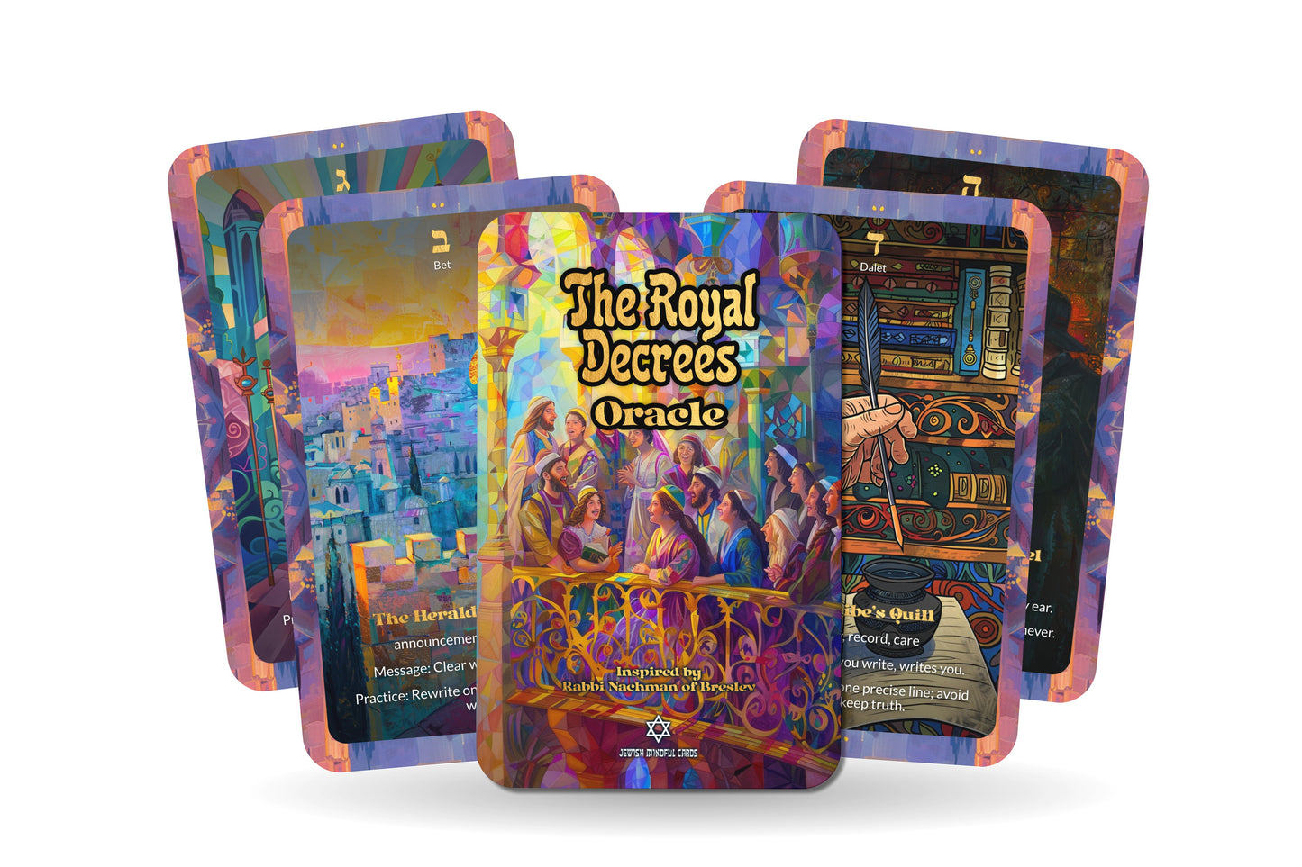 The Royal Decrees Oracle – 22 Oracle Cards – Command Your Inner Kingdom
