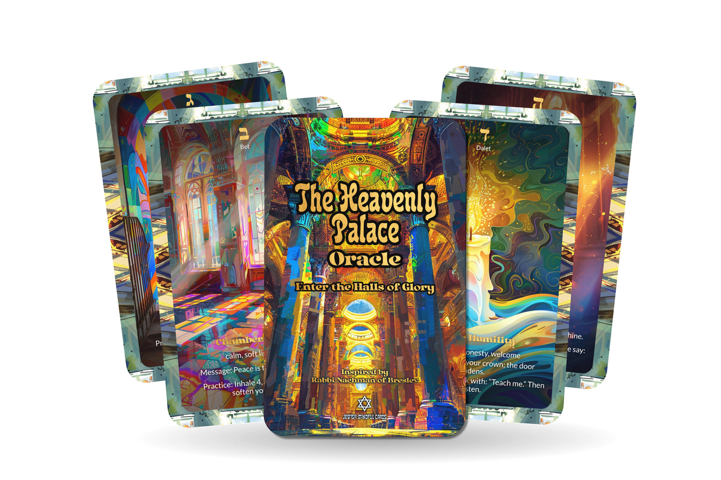 The Heavenly Palace Deck – Enter the Halls of Glory – 22 Oracle Cards – Explore the Upper Worlds