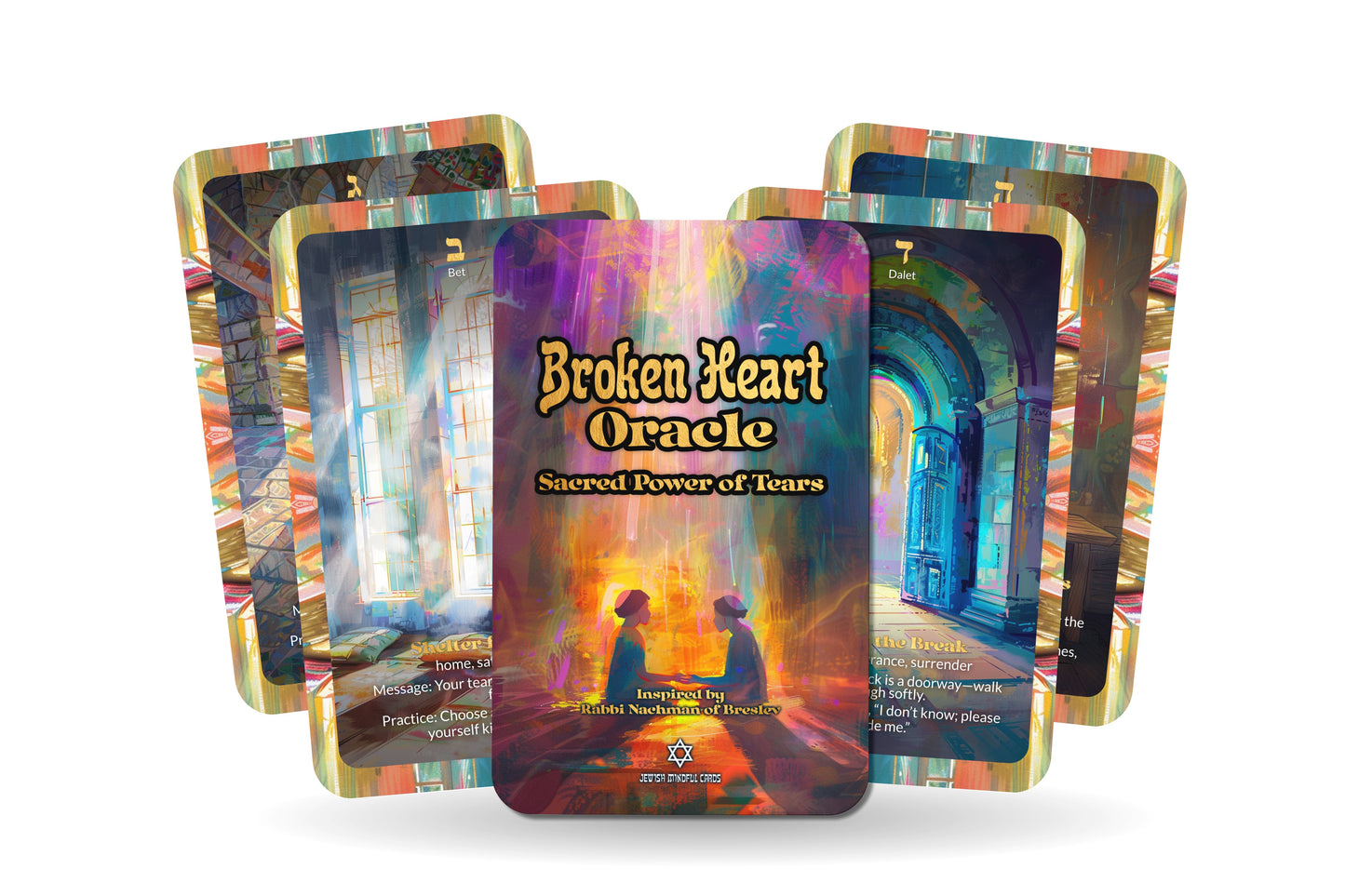 Broken Heart Oracle – Sacred Power of Tears – 22 Oracle Cards – Healing Through Vulnerability