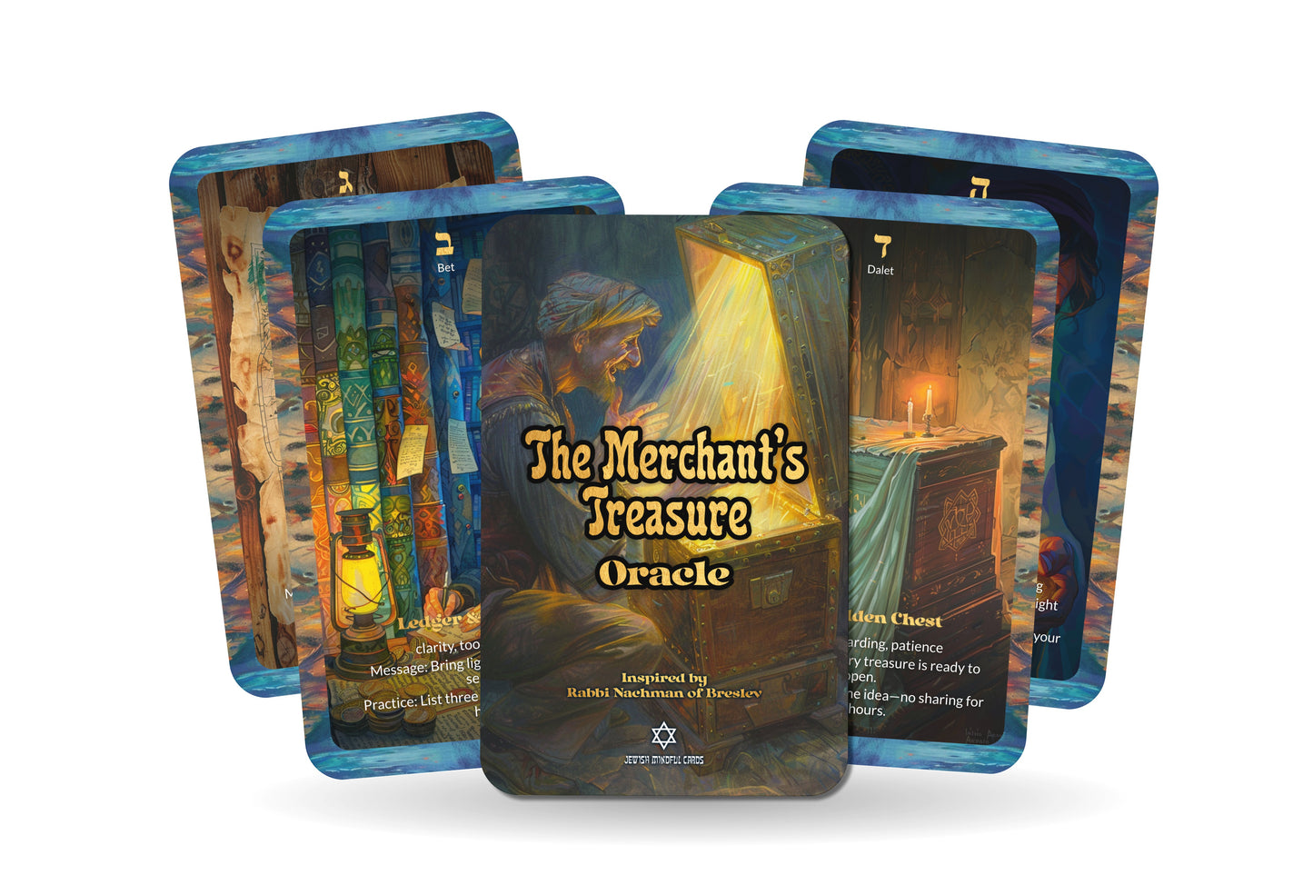 The Merchant’s Treasure Oracle – 22 Oracle Cards – Hidden Wealth Within