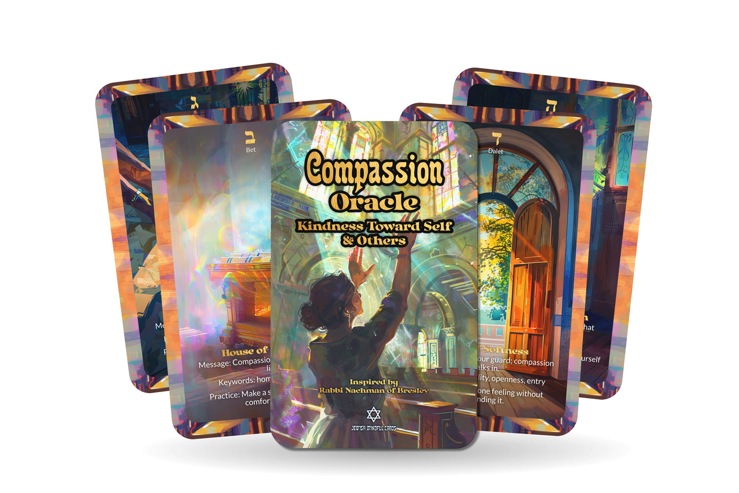 Compassion Oracle – Kindness Toward Self & Others – 22 Oracle Cards – Awakening Gentle Strength