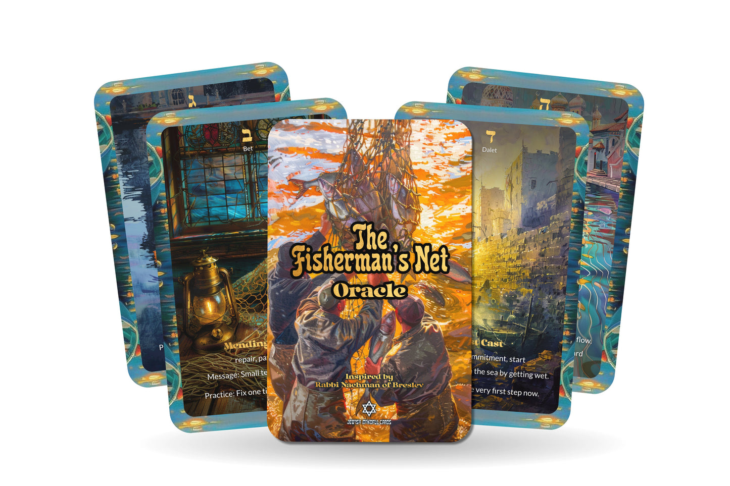 The Fisherman’s Net Oracle – 22 Oracle Cards – Draw Blessings From the Depths