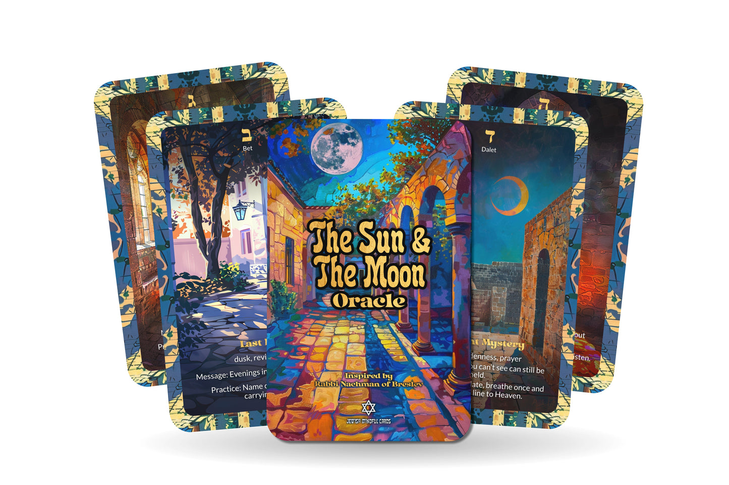 The Sun & the Moon Oracle – 22 Oracle Cards – Balance Brightness and Reflection