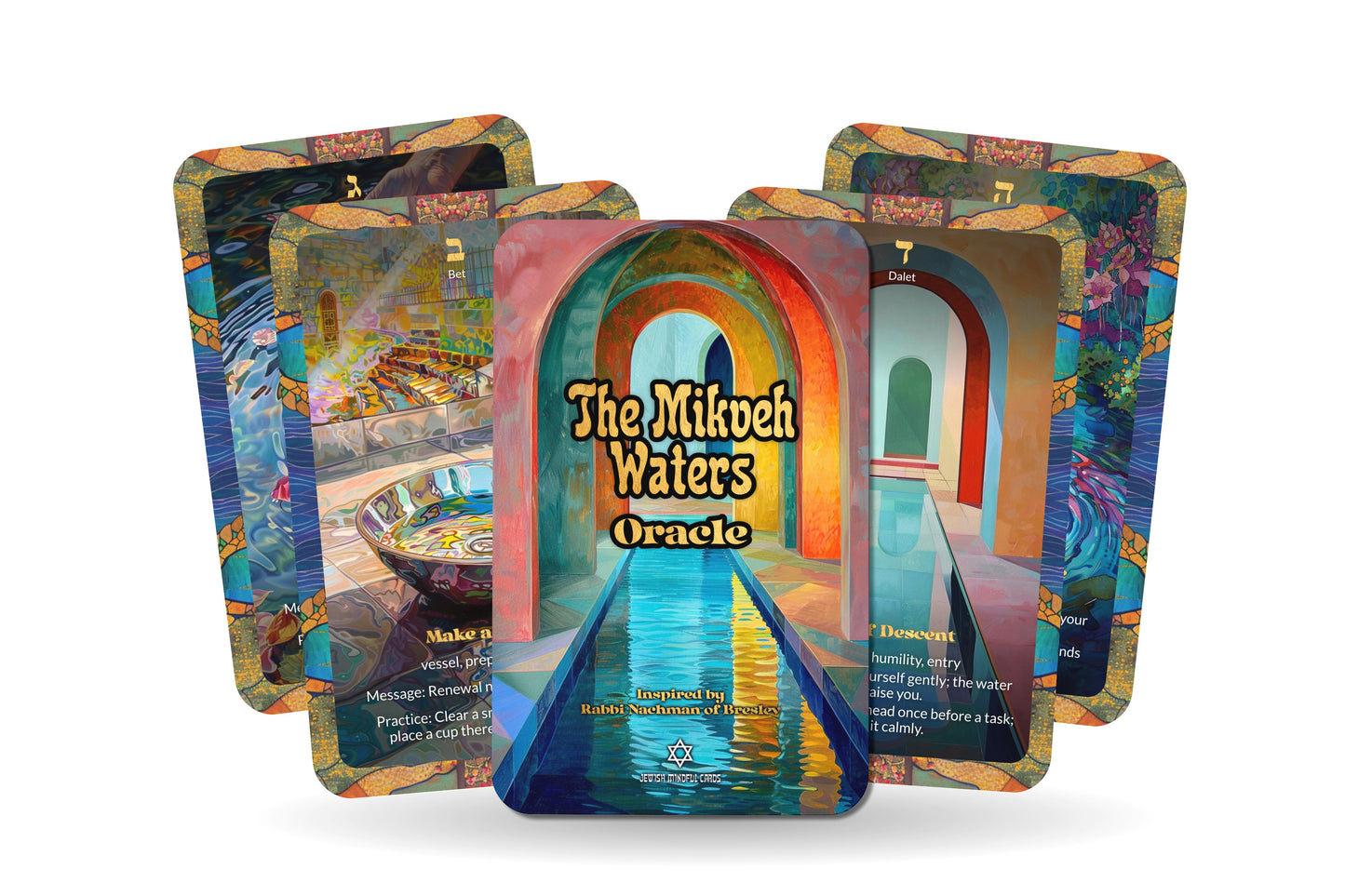 The Mikveh Waters Oracle – 22 Oracle Cards – Immerse in Living Purity