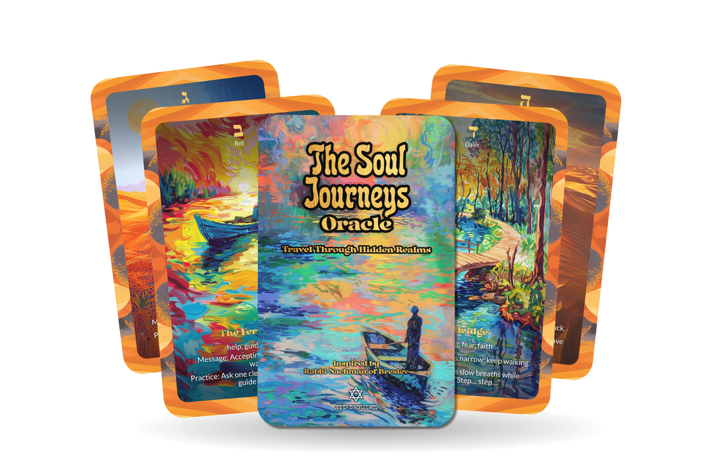 The Soul Journeys Deck – Travel Through Hidden Realms – 22 Oracle Cards – A Mystical Path