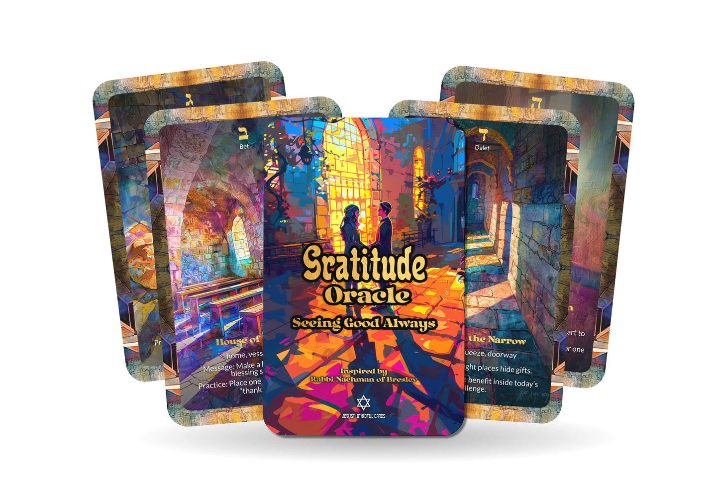 Gratitude Oracle – Seeing Good Always – 22 Oracle Cards – Cultivating Inner Abundance