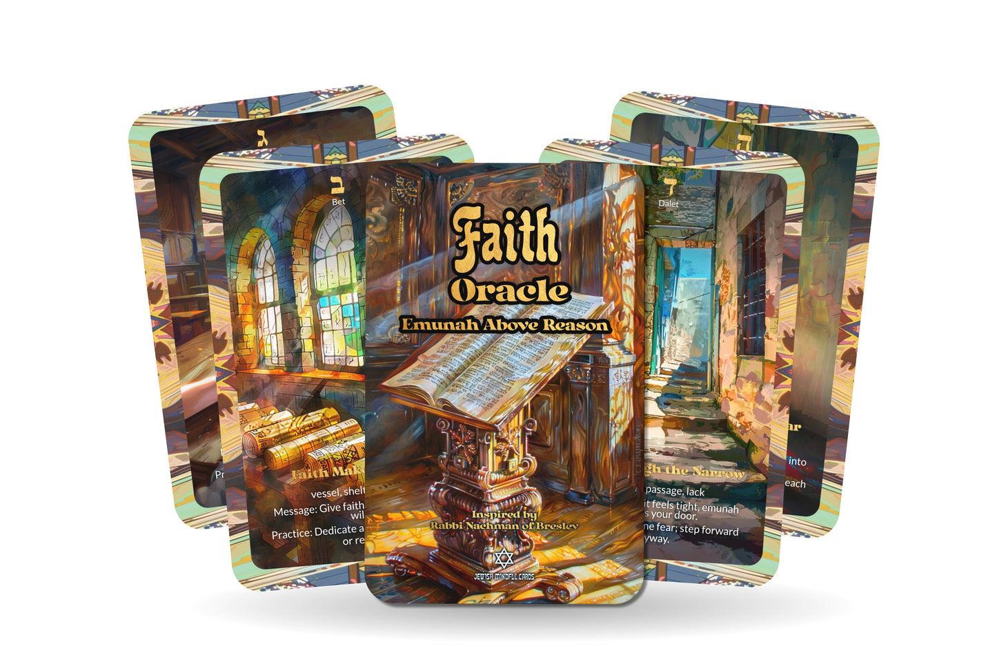 Faith Oracle – Emunah Above Reason – 22 Oracle Cards – Trust Beyond Understanding