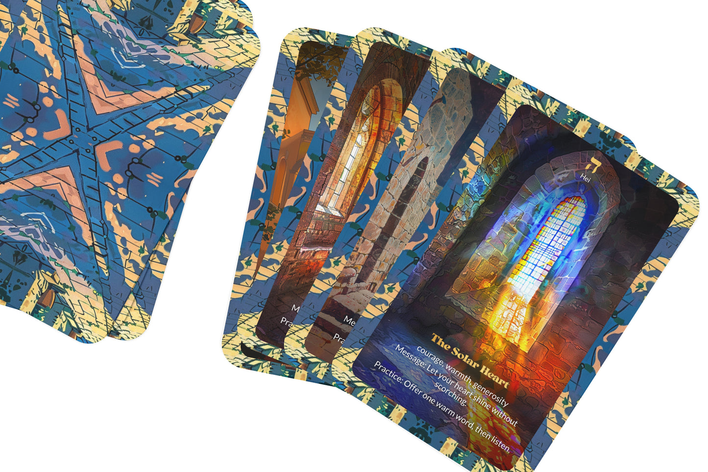 The Sun & the Moon Oracle – 22 Oracle Cards – Balance Brightness and Reflection