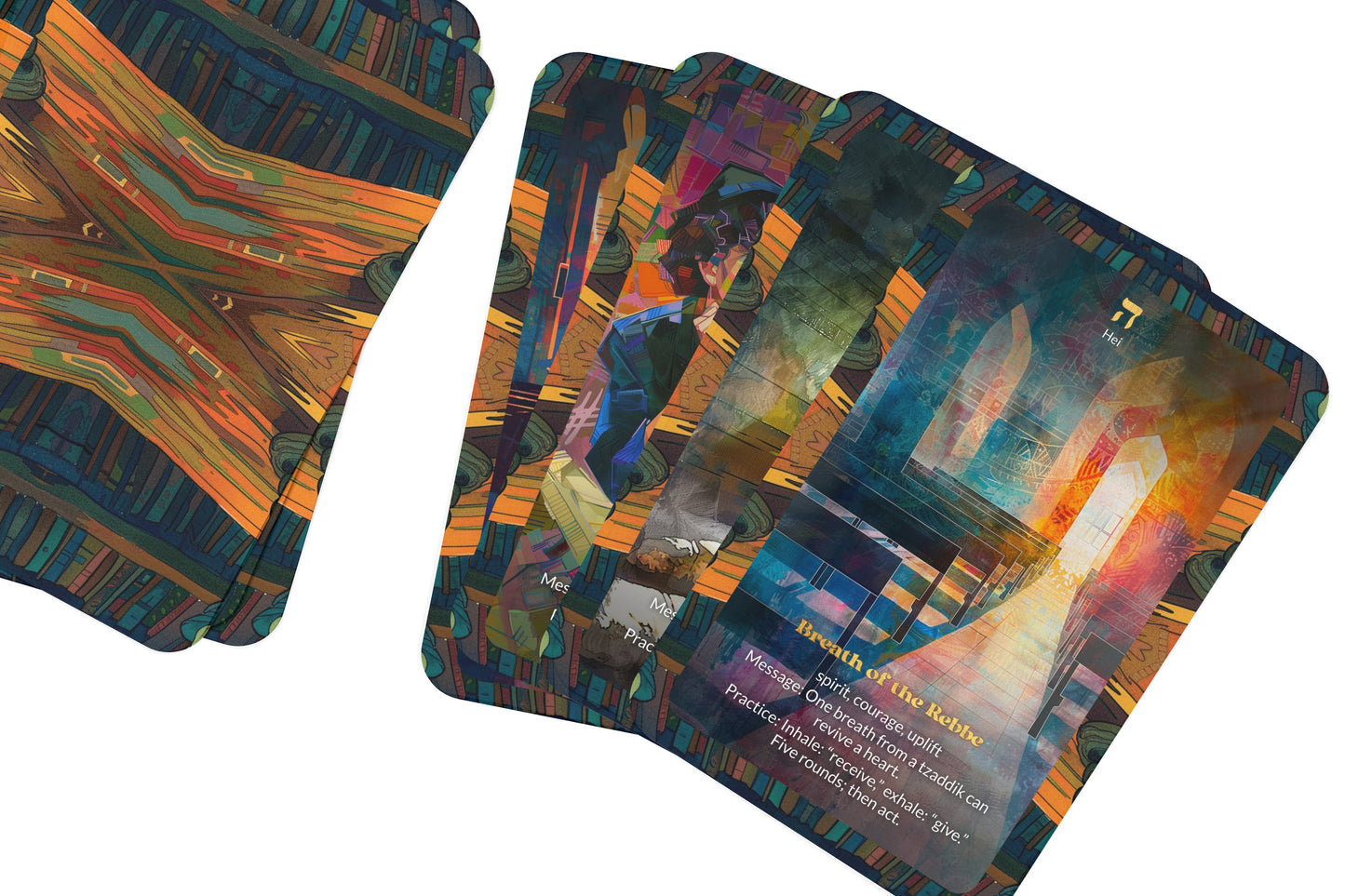 The Tzaddik Oracle – Follow the Rebbe’s Flame – 22 Oracle Cards – Guidance & Blessing