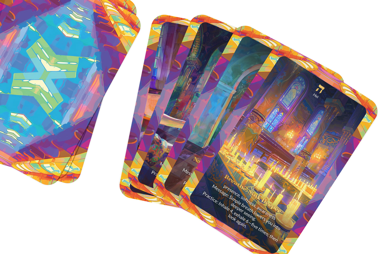 Simplicity & Depth Oracle – Living Simply, Seeing Deeply – 22 Oracle Cards – Depth Through Clarity