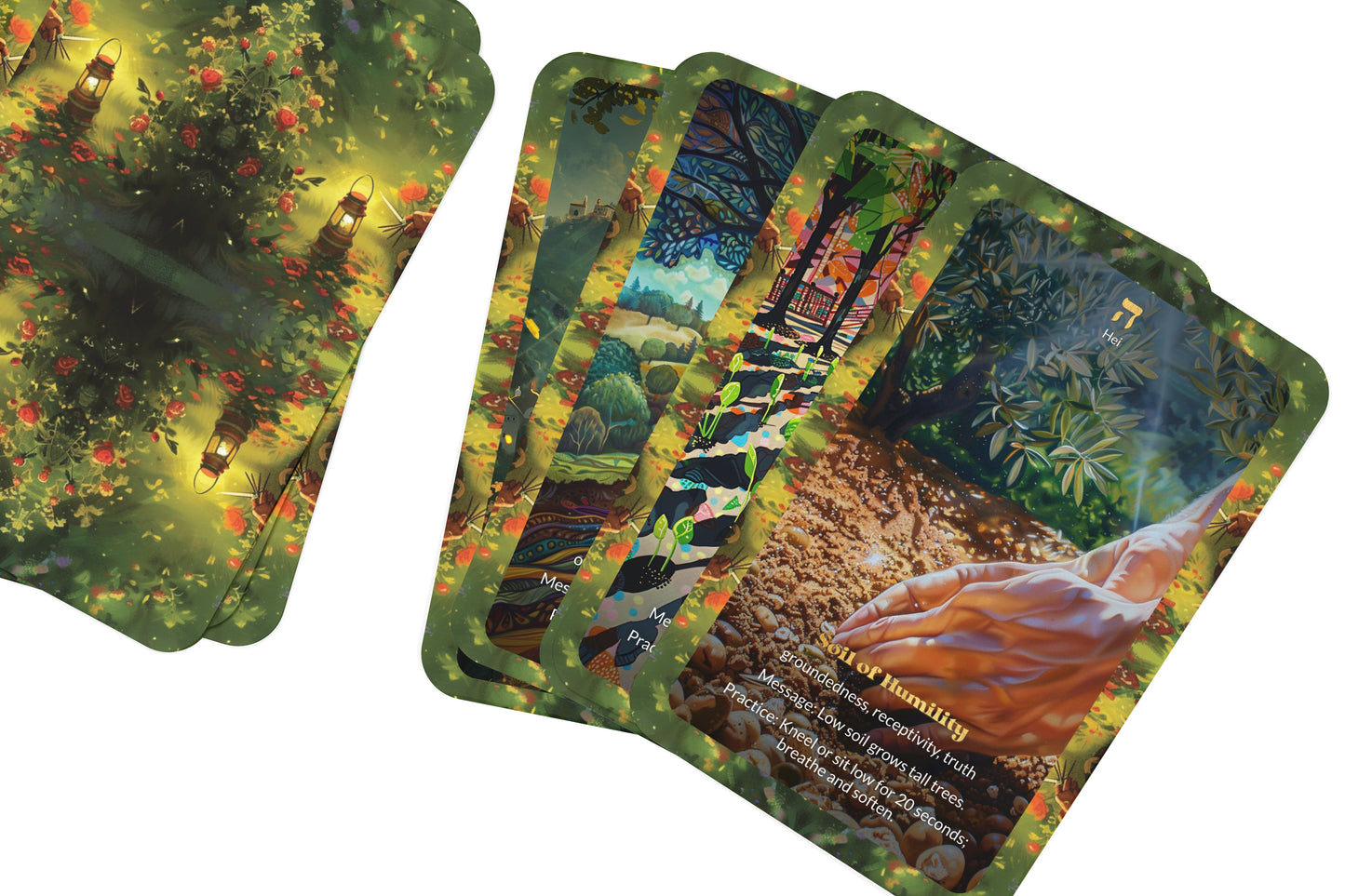 The Garden of the Souls Oracle – 22 Oracle Cards – Walk Among Living Teachings