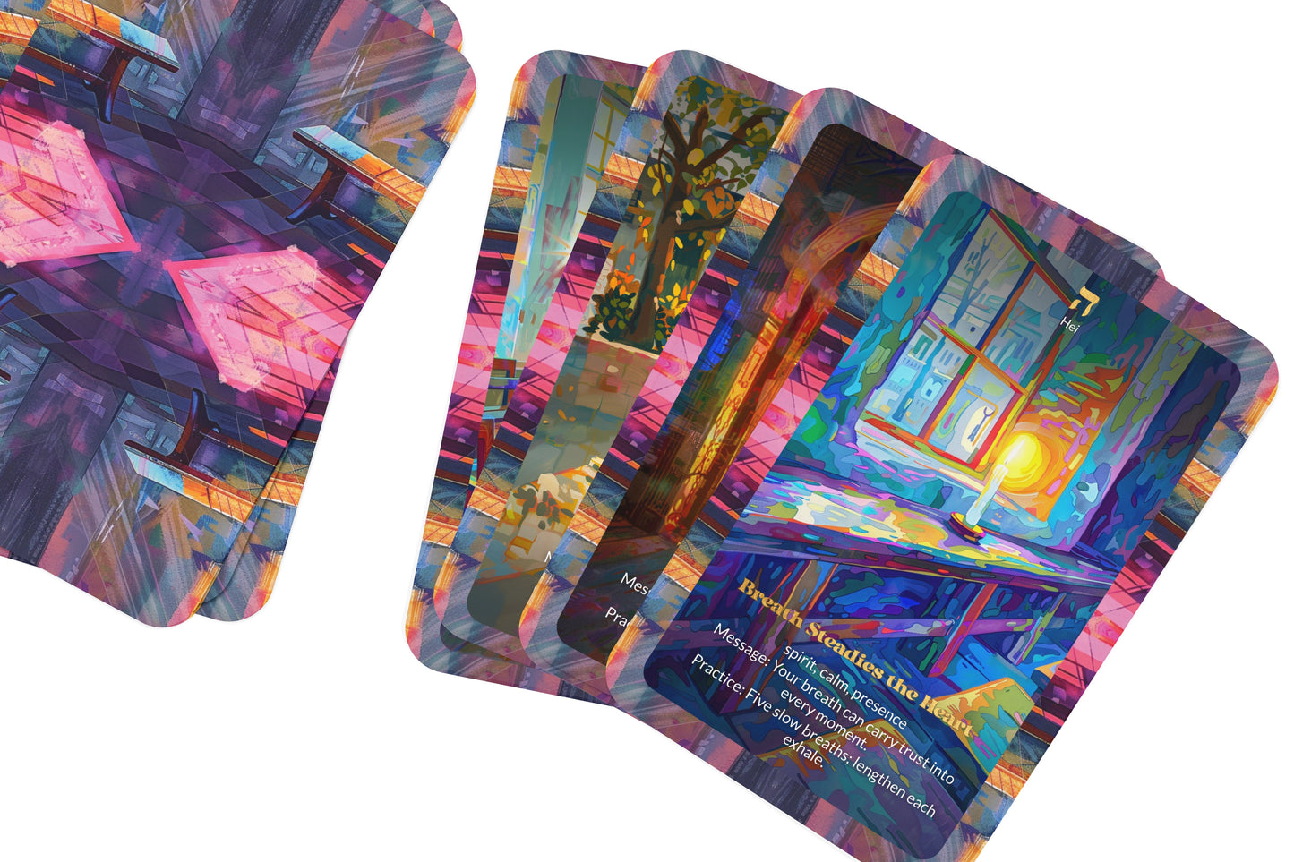 Trust Oracle – Bitachon as a Path – 22 Oracle Cards – Rest in Divine Care