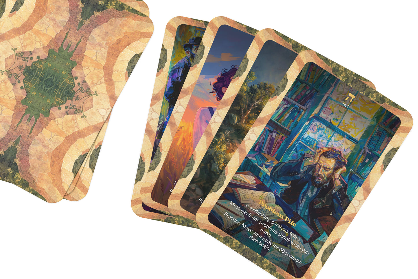 The Clever & Simple Man Oracle – A Breslov Parable – 22 Oracle Cards – Two Paths, One Truth
