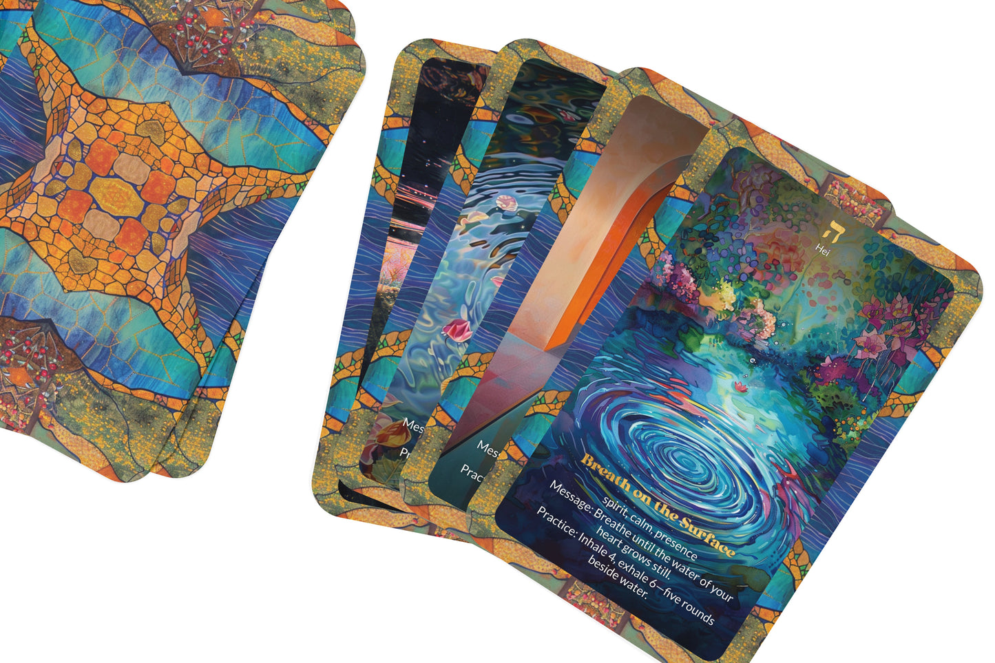 The Mikveh Waters Oracle – 22 Oracle Cards – Immerse in Living Purity