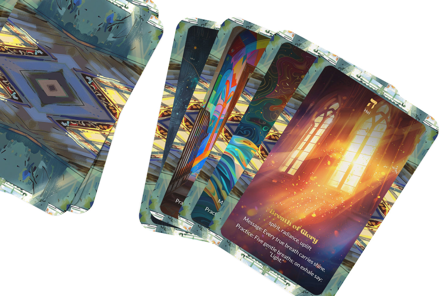 The Heavenly Palace Deck – Enter the Halls of Glory – 22 Oracle Cards – Explore the Upper Worlds