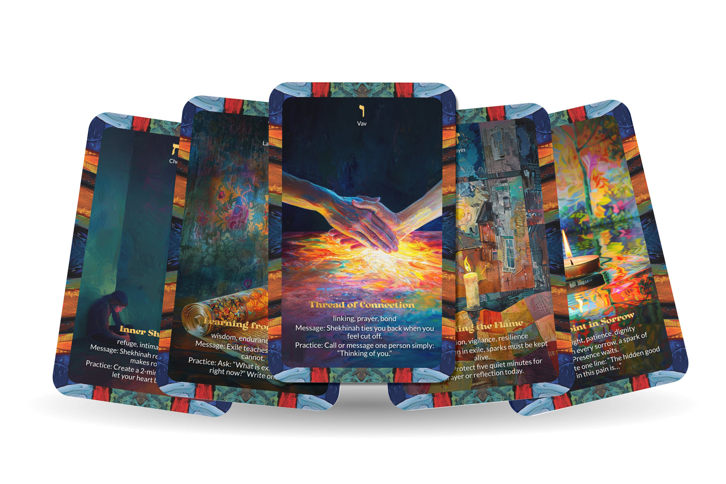 The Shekhinah Oracle – Divine Presence in Exile – 22 Oracle Cards – Comfort of the Mother Presence