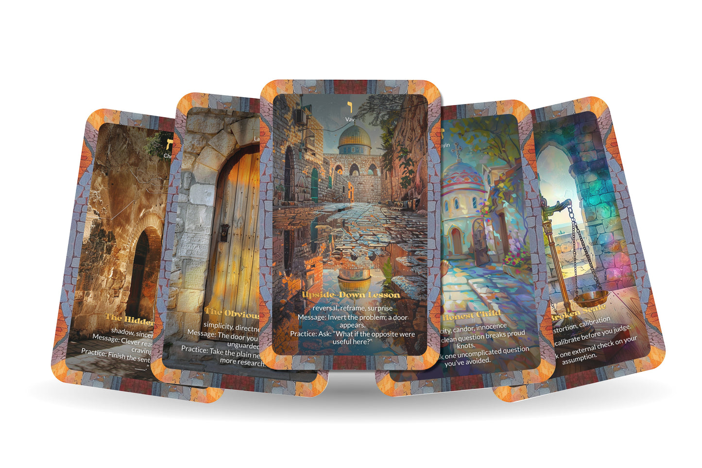 The Wise Man & the Fool Oracle – 22 Oracle Cards – Lessons From Opposing Truths