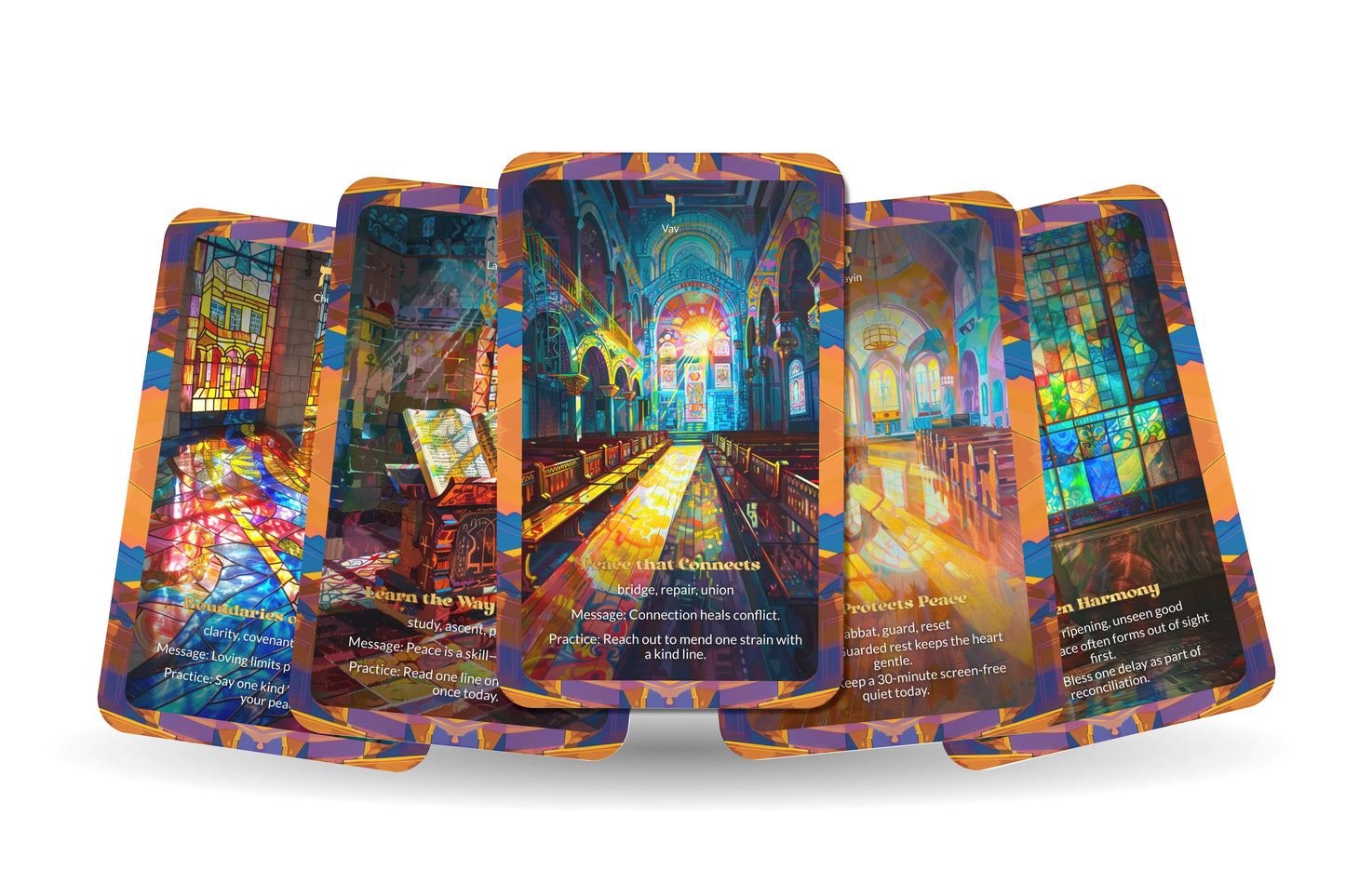 Peace Oracle – Making Peace Inside and Out – 22 Oracle Cards – Harmony in All Realms