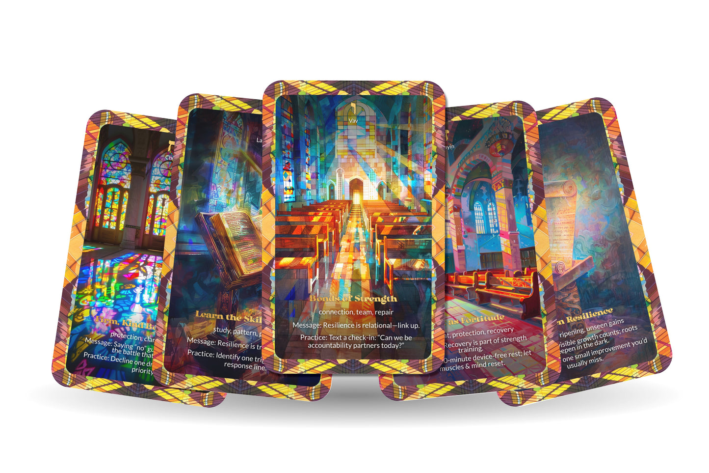 Inner Strength Oracle – Resilience in Trials – 22 Oracle Cards – Power Born of Struggle