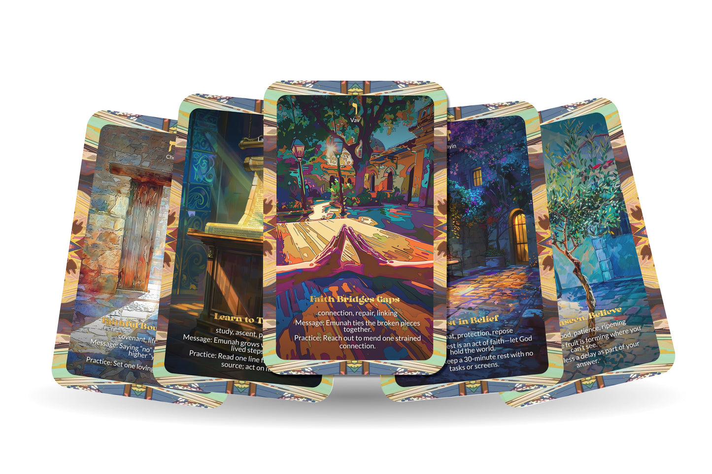 Faith Oracle – Emunah Above Reason – 22 Oracle Cards – Trust Beyond Understanding