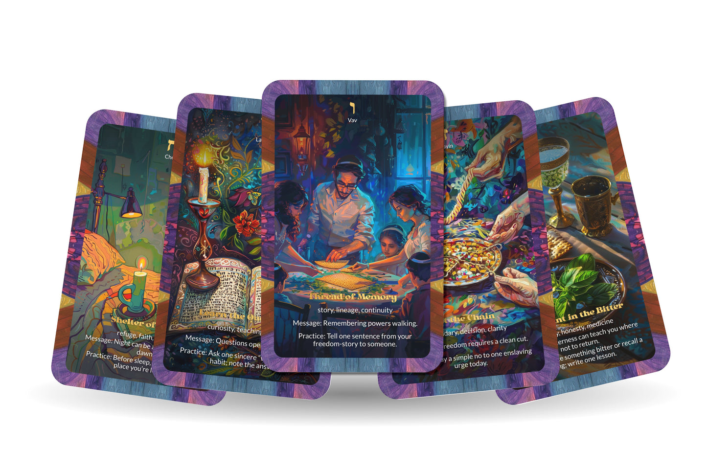 The Passover Freedom Deck – 22 Oracle Cards – Walk Out From Your Egypt